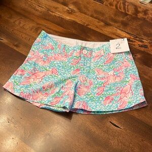 Lilly Pulitzer shorts. Lobster pattern
